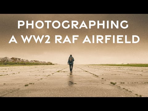 I photographed a derelict WW2 RAF airfield