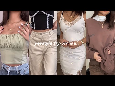 yesstyle try-on haul ☁️