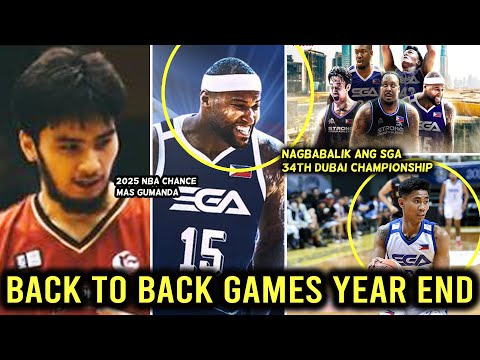 Kai Sotto NBA Chance sa 2025 mas gumanda. SGA Nagbabalik 34th Dubai Championship. Kampo ni Kai mag..