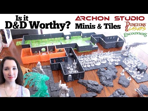 Assembled! Archon Studio Miniatures & Tiles for Dungeons & Dragons