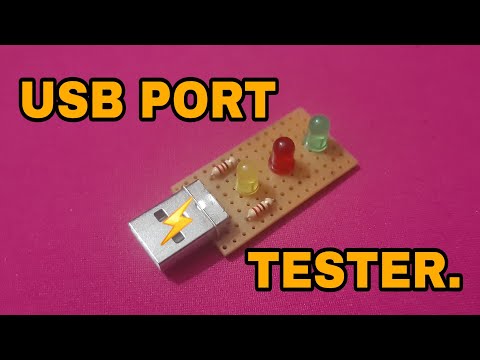 How to make a USB port tester|| Simple|| By Technical Tushar.