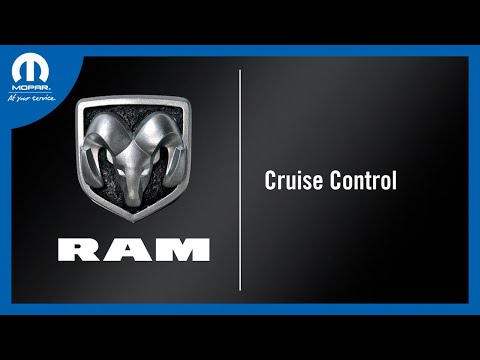 Cruise Control | How To | 2024 Ram ProMaster