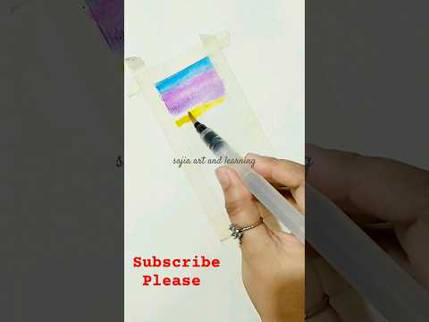 painting with water colour #youtubeshorts