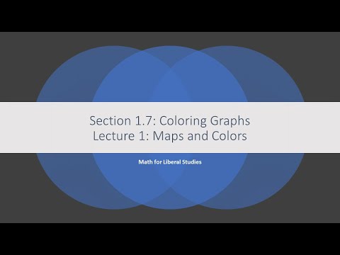 Math for Liberal Studies - Lecture 1.7.1 Maps and Colors