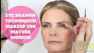 Eyeshadow tips for women over 50 - makeup tips for women over 50