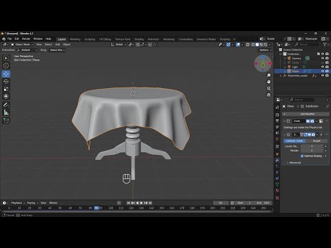 Noob vs Pro artist - creating table cloth