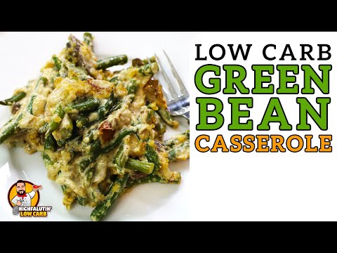 Low Carb GREEN BEAN CASSEROLE - EASY Keto Cream Of Mushroom Soup Hack!