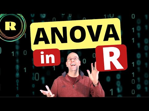 ANOVA using R programming.