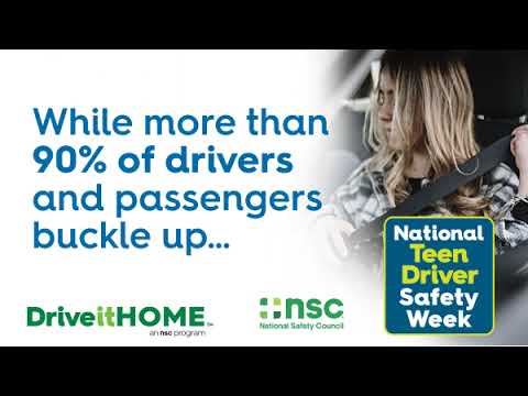 National Teen Driver Safety Week: Seat Belt Safety