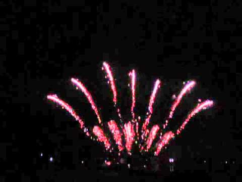 2015 白洲町祭典 打上花火