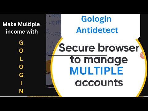 Make multiple income : Gologin #1 Antidetect browser for Multi accounting for Fb.Tik,IG,etc #Gologin