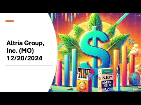 🚨 Grab Altria’s 7.7% Yield Before Dec 26 Cutoff! 📅💵 Big Dividend Opportunity! 📈🔥 #MO