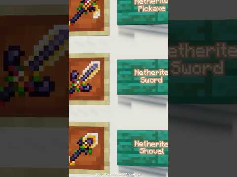 This Texture Pack Makes Netherite Tools More Fun! | #shorts #minecraft #texturepack