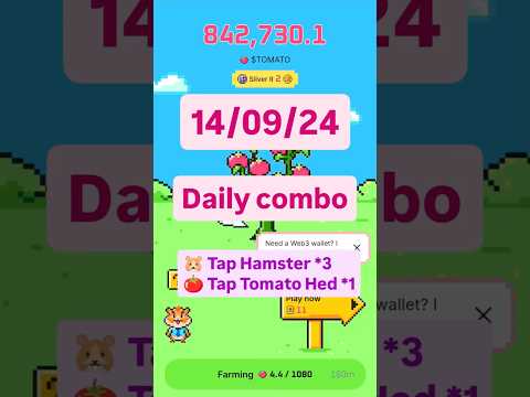 Daily combo Code Coupon,#tomarket Today 14 September 2024