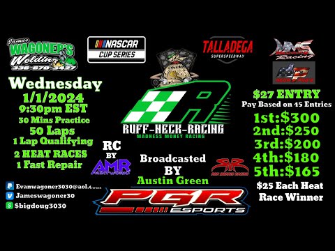 Ruff Neck Racing | Madness Money Racing | Talladega Superspeedway | PGR eSports