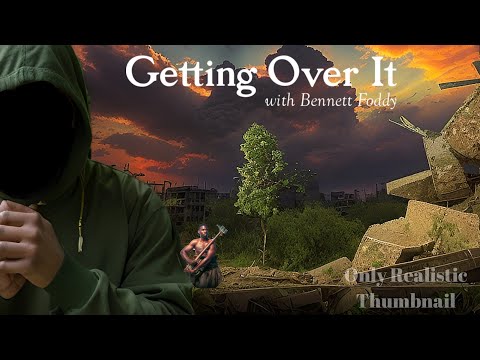 Playing the Getting Over It with fun to the cry and try | may be clickbait may be not | Al0k