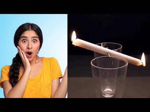 Candle seesaw experiment conclusion | candle balance | science  #shorts #viral #shortvideo #science