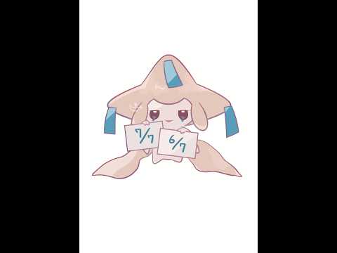 ポケモン：ジラーチ：イラストタイムラプス #pokemon #illustration #making