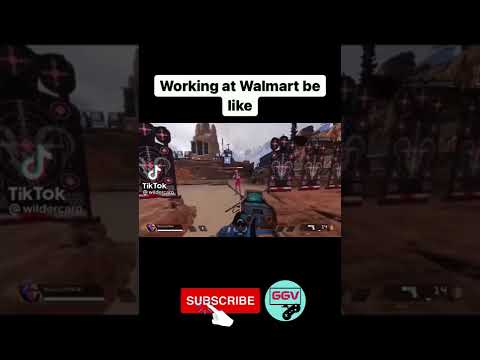 LEGENDS WORKING IN WALLMART | SUBSCRIBE TO CHANNEL FOR DAILY CONTENT #shorts #apexlegends