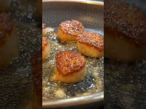 Cooking 101 - Seared Scallops #culinaryschool #scallops