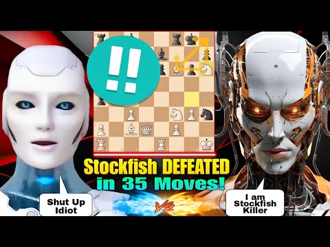 Stockfish KILLER DEFEATED Stockfish 17 By INVENTING A New Aggressive Gambit In Chess | Chess Gambit