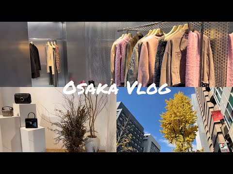 【Vlog】年末に大阪へ行く社会人の一日|acne studious|Hedy|グルメ