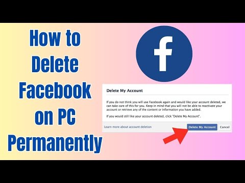 How to Delete Facebook Account Permanently on Laptop / Pc | Facebook Page ko delete kaise kare.