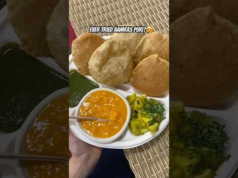 Have you??😍 #aamras #aamraspuri #maharashtrianfood #desikhana #ytshortsindia #viralvideo #explore