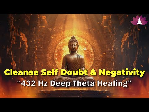 432 Hz Deep Theta Healing, Cleanse Self Doubt & Negativity, Mind / Body Relaxation | Binaural Beats