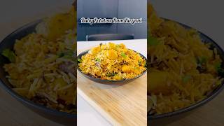 Baby Potatoes Dum Biryani Recipe | Aloo Dum Biryani | Baby Aloo Biryani #shorts #aloobiryani