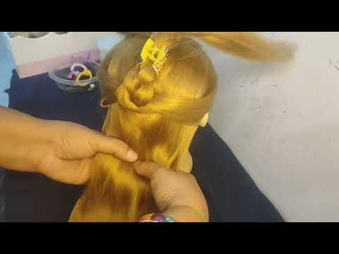 Clucher Braid Bun Hair Style ||Wow Braid, 😌👍🙏, #viralvideo #youtube #1000subscriber #trending