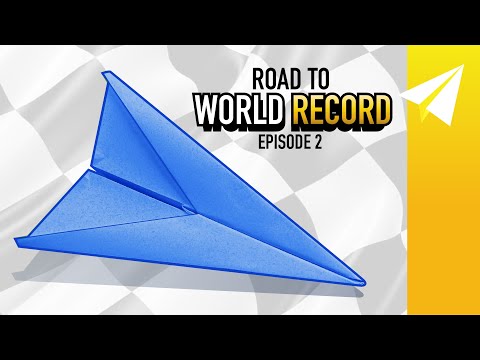 FLIES OVER 150 FEET! How to Make a Paper Airplane (Rival Prototype 2) — Road To World Record Ep. 2