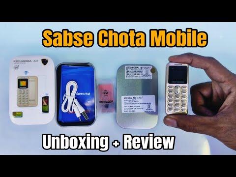 Kechaoda A27 Unboxing & Review - Unique Features Mobile Phone @ 499/- 🔥