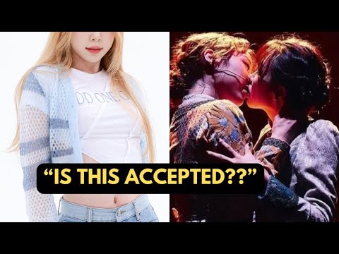 Third-Generation K-Pop Idol Draws Attention for On-Stage Kiss with Female Co-Star #kpop #lgbt