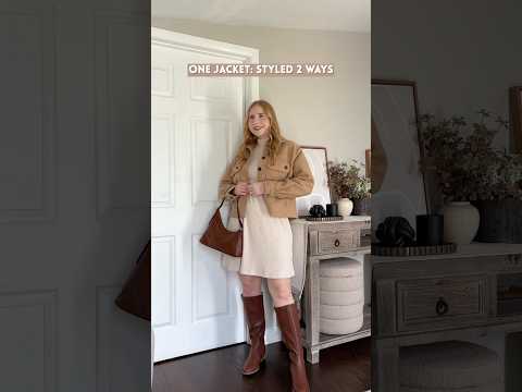 Walmart Fall Outfit Ideas 2024 🍁 Styling a Utility Jacket 2 Ways for Fall #walmartfashion #walmart