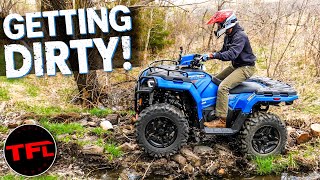 Our Off-Road Course IS A MESS! Will This 2024 Polaris Sportsman 570 Trail Get Stuck?