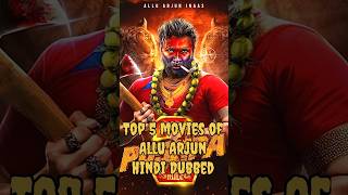 Allu Arjun’s top 5 movies Hindi dubbed. New South Indian movies in Hindi #alluarjun #movie #south