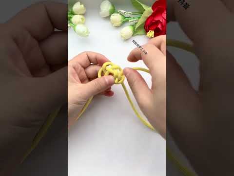 Multi-ear money knot, rope braiding skills sharing, handmade DIY, fancy knotting, knots, practic