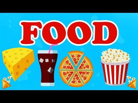 Learn Food Vocabulary - Learn English for Kids - Educational Video for Kids and Toddlers