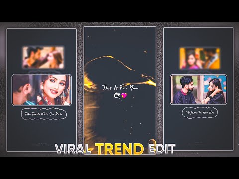 New Trending Photo moving Lyrics Video Editing in Alight Motion | Instagram Trending Video Editing