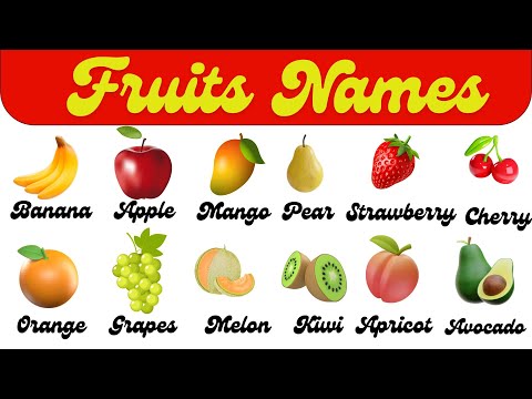 "Fruit Names for Toddlers: A Fun Learning Adventure" 🍇🍈🍉🍊🍋🍌🍑🍐🍏🥭🍍