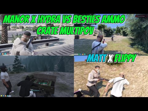 Manor X Hydra CS Besties Ammo Crate MultiPOV | NoPixel 4.0 GTA RP