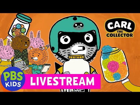 🟢 LIVE | NEW SHOW - CARL THE COLLECTOR | Fun Adventures with Carl Full Episode Livestream | PBS KIDS