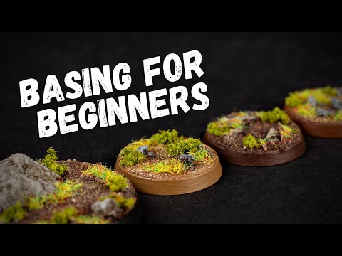 A Beginner's Guide to Perfectly Basing Your Models!"