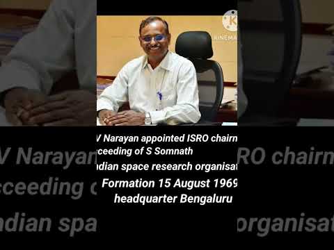 ISRO chairman V Narayan#currentaffairs #news #isro  #shorts #sunitanayak24676