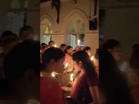 Candle light service celebrations at our church part-2 #youtubeshorts #shorts #christmas #trending