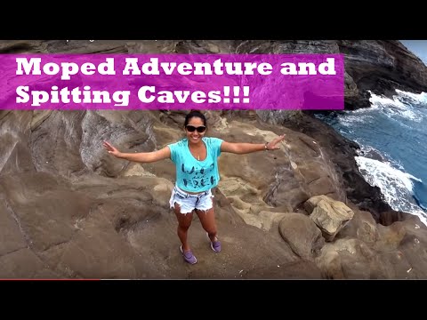 Spitting Caves/Moped Adventure HD - Oahu, Hawaii