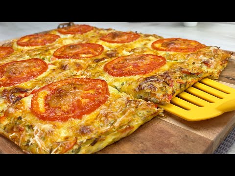 Vegetables in this form taste better than pizza! Recipe with vegetables for every day # 206