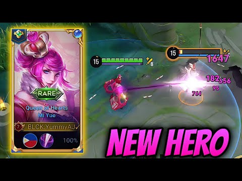 HONOR OF KINGS MI YUE JUNGLE RANK GRANDMASTER - NEW OP HERO