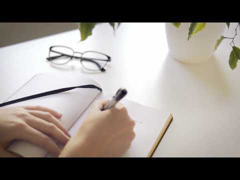 Writing in Notebook | Copyright Free Video Footage